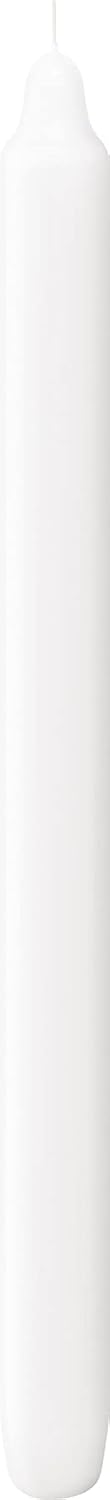 BOLSIUS White Candlesticks Bulk Pack 50 Count - Unscented Dripless 11.5 Inch Household & Dinner Candle Set - 12+ Burn Hours - Premium European Quality - Consistent Smokeless Flame - 100% Cotton Wick