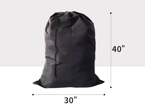 Extra Large Laundry Bag 30"x40" 24 Pack Black