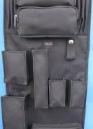 EXPLORER LB1 Police Style Hanging Closet Door Organizer 11" x 52"-Locker Org, Black