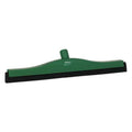 Vikan 77532 Foam Rubber Polypropylene Frame Fixed Head Squeegee, 20", Green