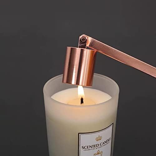 4-in-1 Stainless Steel Candle Care Kit for Candle Lovers, Rose Gold