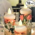 IMAGE Floating Candles, Flameless LED Waterproof Tealights,12-Pack