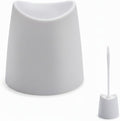 Toilet Brush Holder Only, The Crisp White Toilet Brush Holder is Suitable for Many Toilet Brushes and can Effectively Conceal the Toilet Brush, for Bathroom/Restroom Storage