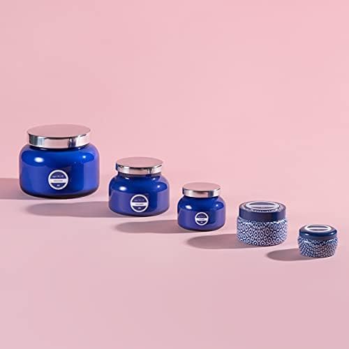 Capri Blue Havana Vanilla Scented Candle | Glass Jar | Blue, 19 oz