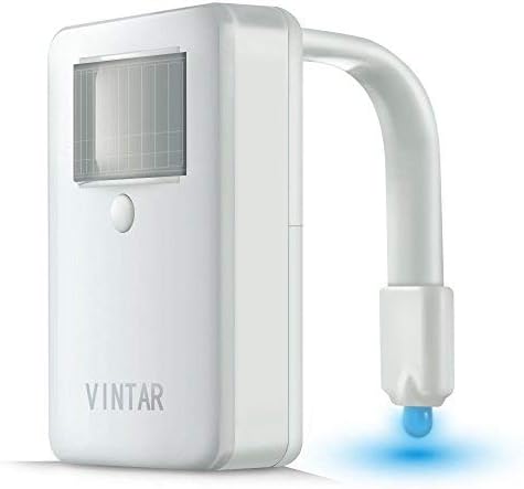 VINTAR Toilet Light Motion Sensor,16 Color Motion Sensor Toilet Night Light
