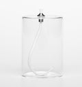 Firefly - Refillable Glass Oil Candle - 4 in Pillar for Emergency