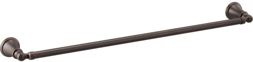 DELTA FAUCET Rubber Limited 73224-RB Woodhurst 24 in. Wall Mount Towel Bar Bath Hardware Accessory in Venetian Bronze