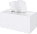 SILUT Matte White Rectangular Extra Large Acrylic Tissue Box Cover