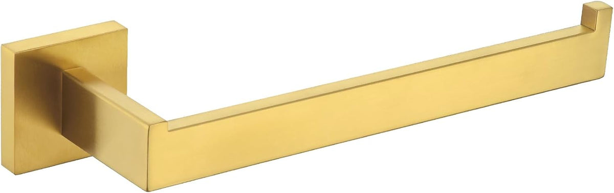 Angle Simple Towel Holder Brushed Dark Gold, Bathroom Towel Rack 10.24-Inch