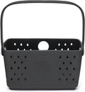 Parker Baby Co. Quick-Dry Bath Caddy Organizer with Handle - Smoke, Regular