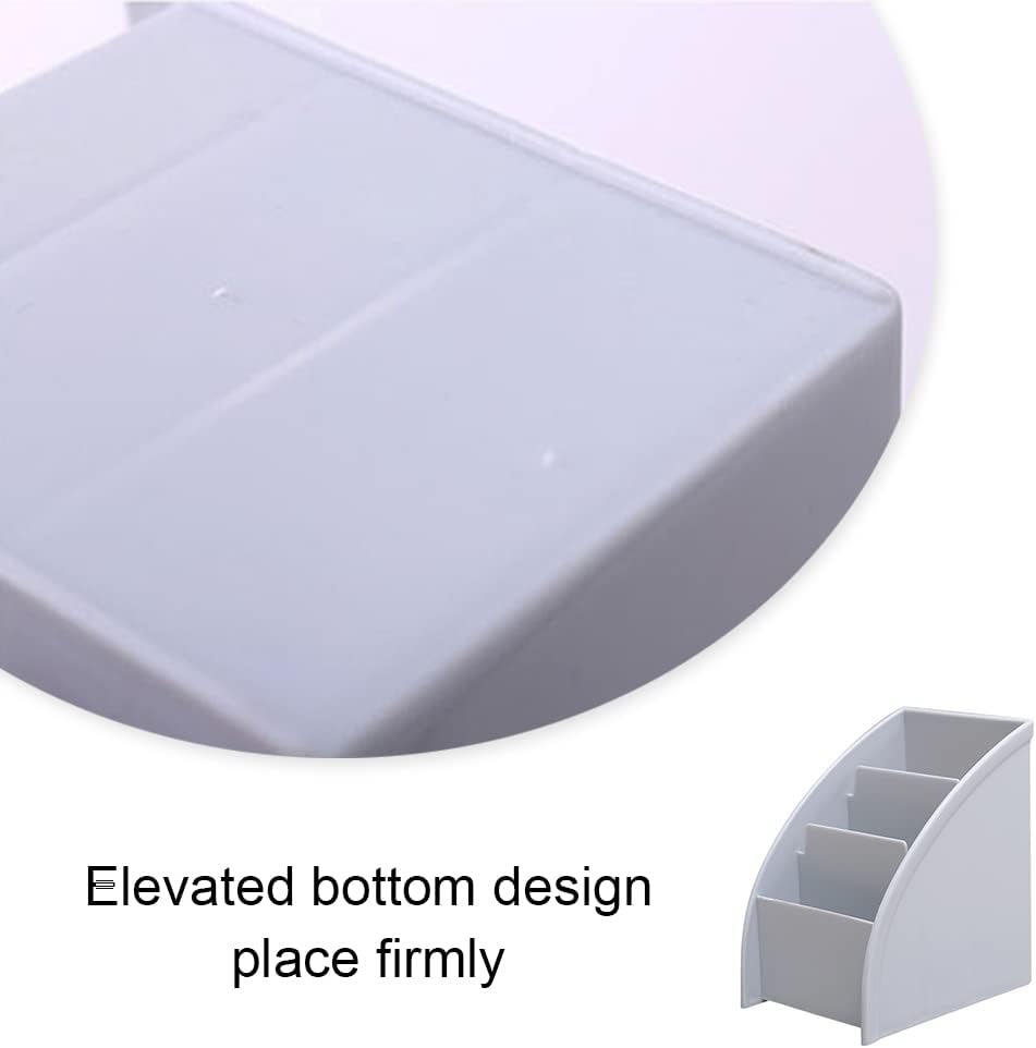 Desk Organizer Trapezoid Remote Control Holder Creative Tabletop Organizer for Study Office Living Room Dresser