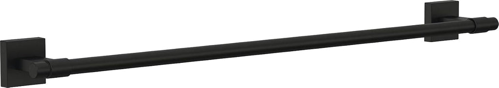 Franklin Brass Towel Rack | 24 Inch Matte Black Towel Bar for Bathroom, Kitchen | Maxted Accessories