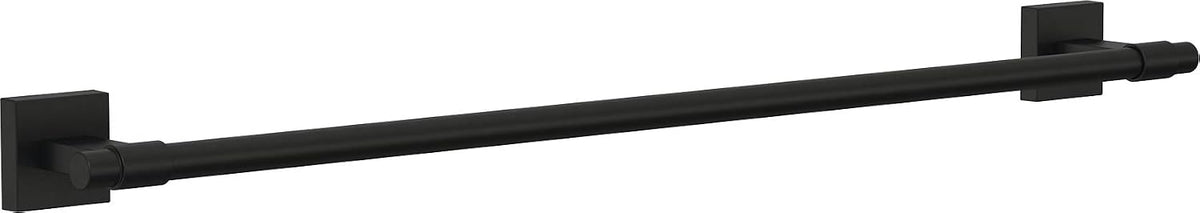 Franklin Brass Towel Rack | 24 Inch Matte Black Towel Bar for Bathroom, Kitchen | Maxted Accessories