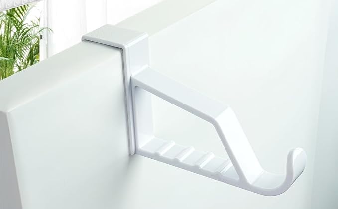 NewTalent 4pcs Over the Door Hanger Holder, 2 Pack Over The Door Hooks for Hangers, Door Hanger Hooks, Storage Organizers