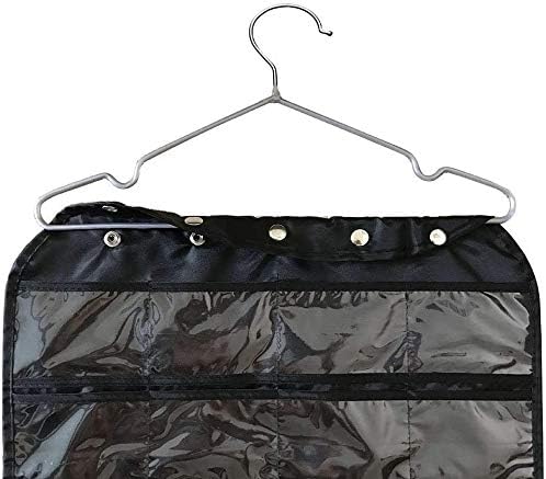 BB Brotrade Hanging Jewelry Organizer,Accessories Organizer,Oxford 80 Pocket Organizer for Holding Jewelries (Black)