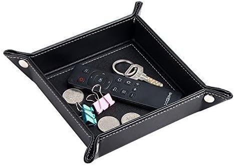Key Dish Bowl for Entryway,Catchall Holder Bedside Table Valet Tray for Men