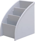 Desk Organizer Trapezoid Remote Control Holder Creative Tabletop Organizer for Study Office Living Room Dresser