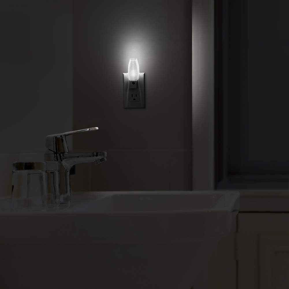 Emotionlite Plug-in Night Light Dusk to Dawn Sensor, Neutral White, 4 Pack