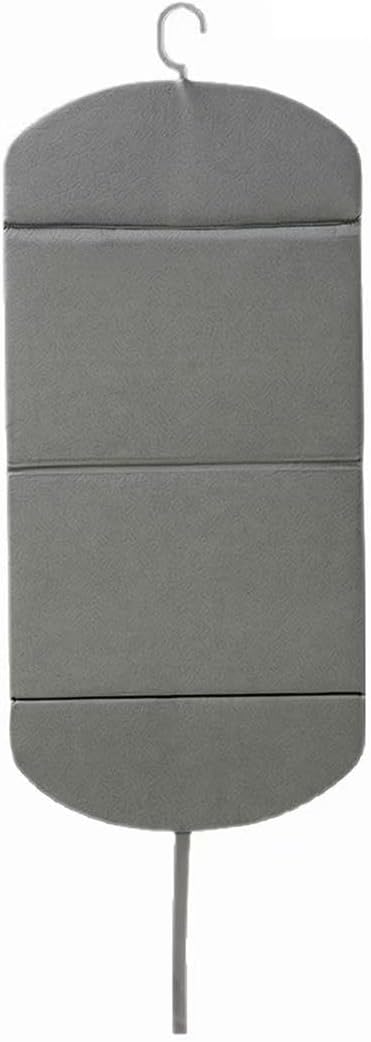 Foldable Hanging Ironing Board - Wall Mount/Closet Hook Mount Small Ironing Pad (Grey)