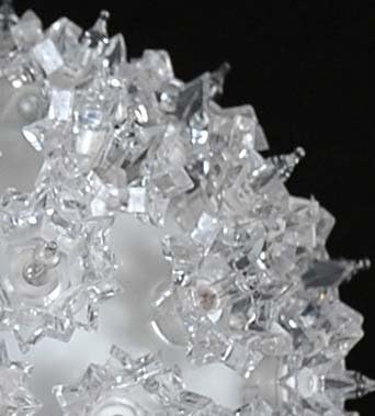Novelty Lights 7.5in 100 Light Clear Starlight Sphere, Ornament Ball