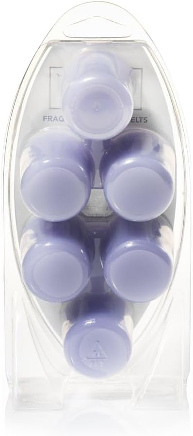 Yankee Candle Scented Wax Melts for Wax Warmers, Long Lasting Home Fragrance, Odor Eliminating Wax Cubes, Lilac Blossoms, 6 Count (Pack of 2)