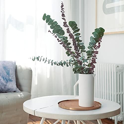 29'' Faux Eucalyptus Branches Spray Artificial Eucalyptus Leaves Long Stems Fake Flower Greenery Tall Plants Real Touch Flowers Eucalyptus for Wedding Bouquet Vase Floral Arrangement Decor 5 Pcs