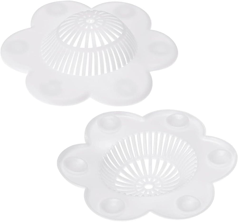 Hair Catcher Silicone Hair Stopper Shower Drain Covers with Suction Cups Suit for Bathroom Bathtub and Kitchen 1 Pack