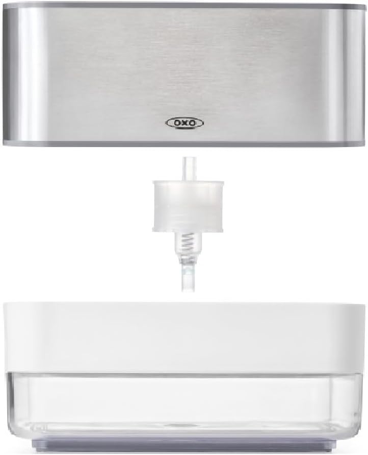 OXO Good Grips Stainless Steel Soap Dispensing Sponge Holder