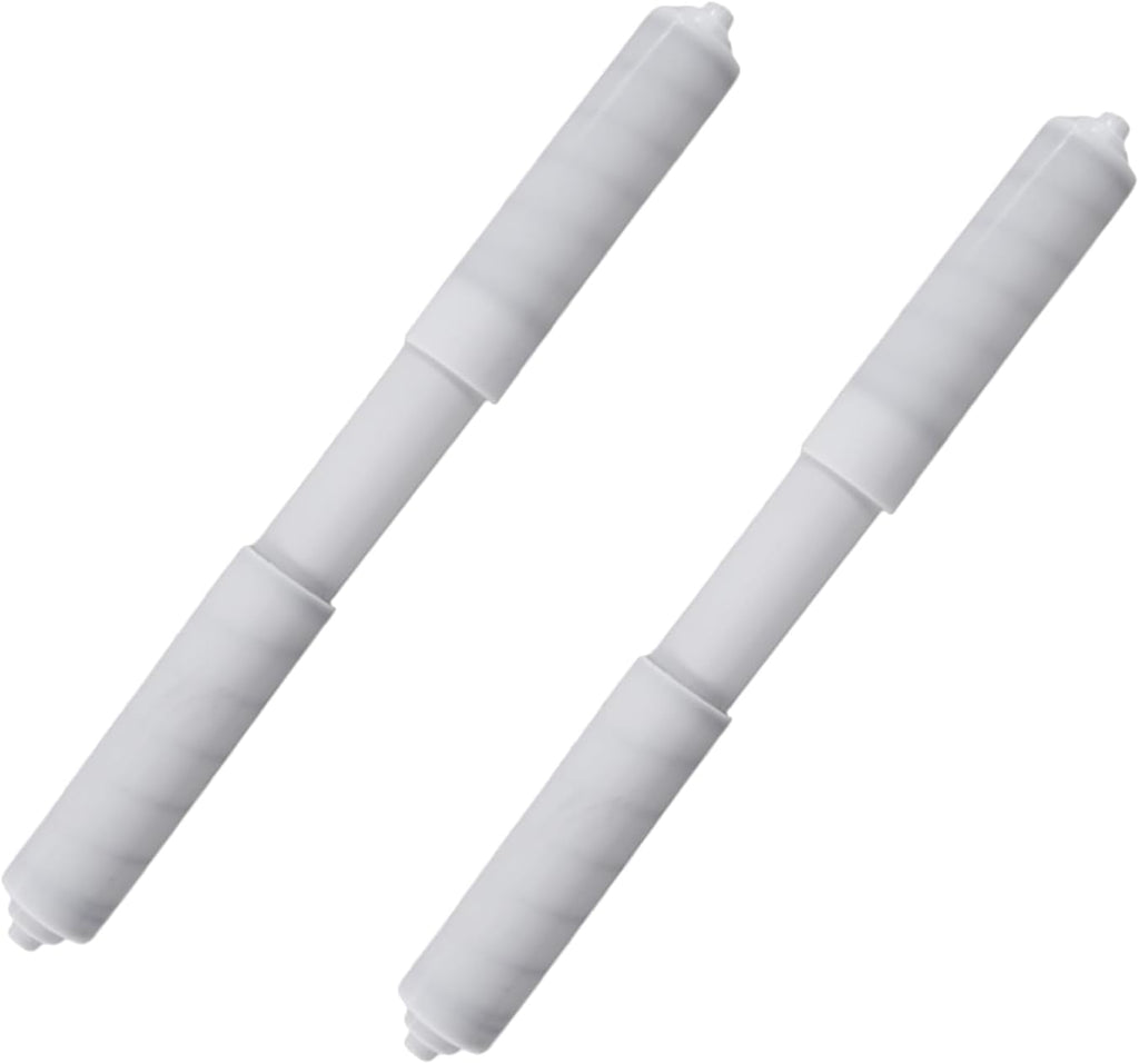 2 Pack 8.66Inch Toilet Paper Holder Replacement Spring Loaded Roller,White