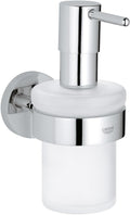 Grohe 40448001 Essentials Soap Dispenser With Holder, StarLight Chrome