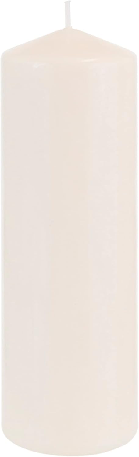 Mega Candles 1 pc Unscented Dome Top Ivory Pillar Candles, Pressed Premium Wax Candle 3 Inch x 9 Inch, Home Décor, Weddings, Parties, Festivities, Occasions, Florists, Events, Prayers, Memorials