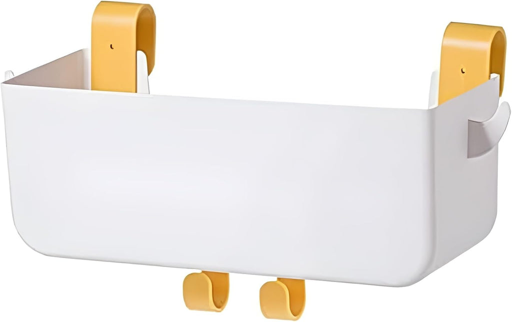Bunk Bed Shelf for Top Bunk or Bedside Organizer, White, Up to 11 lbs