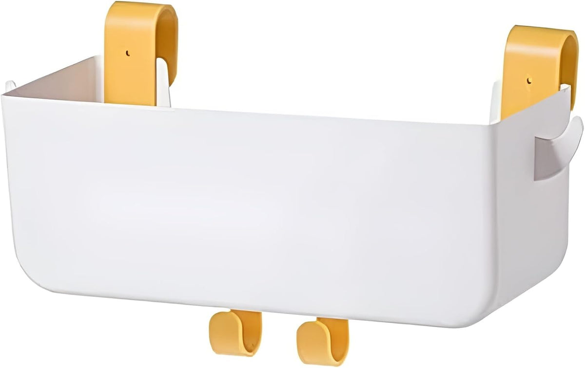 Bunk Bed Shelf for Top Bunk or Bedside Organizer, White, Up to 11 lbs