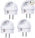 Emotionlite Plug-in LED Night Light Dusk to Dawn Sensor Warm White 4 Pack