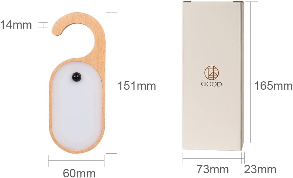 Rechargeable Motion Sensor Night Light - Portable Door Hanger LED Light