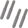 4pcs Toilet Paper Holder Roller Gray Color Plastic Toilet Tissue Flexible Holder Replacement Bathroom Plastic Spring Loaded Insert Spindle