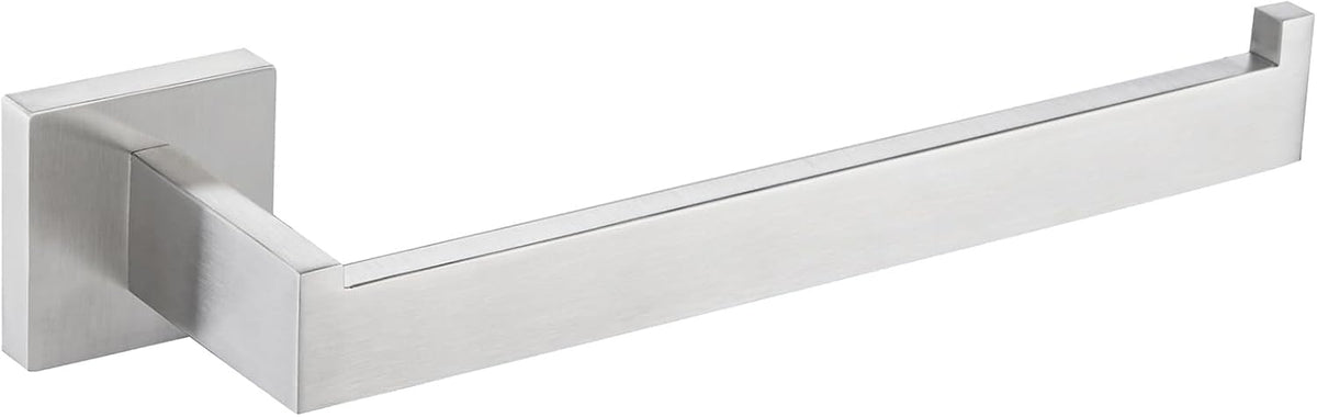 Angle Simple Hand Towel Holder Brushed Nickel, Bathroom Towel Bar 10.24"