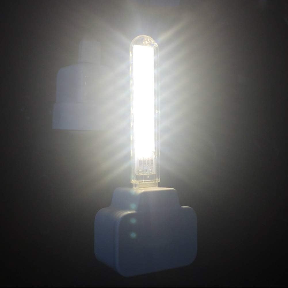 8pcs USB Light,Night Light Plug in,Small Led Light Stick(White)
