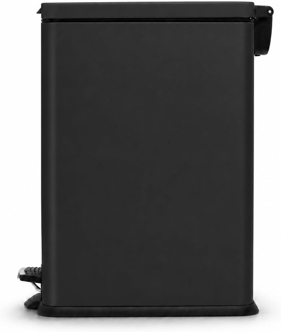 Home Zone Living 4 Gallon Kitchen Trash Can with Slim Fit Design