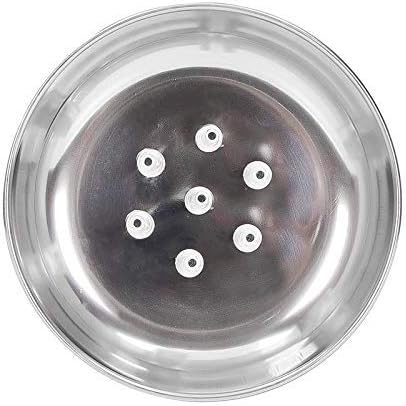 Incense Stick Holder with ash Catcher Plate Stainless Steel Incense Holder Agarbatti Stand Traditional Religious and Spiritual Use and Also for Ethnic Festival for Multipurpo