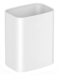 Cesun 3.4 Gallons Bathroom Trash Can, Small Under Sink Wastebasket, White