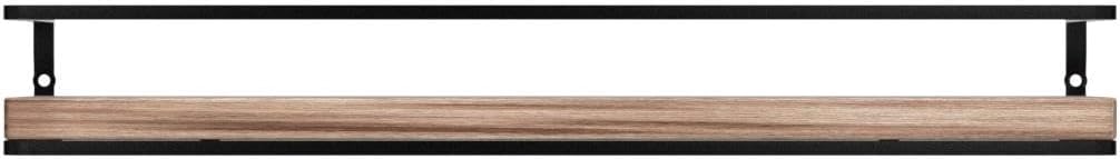 Meangood Rustic Floating Shelves for Wall, 17 inch Bathroom Shelf, Set of 2