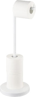 MARMOLUX ACC Free Standing Toilet Paper Holder Stand, White