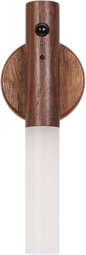 Wood Motion Sensor Night Light RGB Walnut Stairway(Walnut)