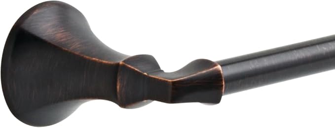 DELTA FAUCET 76424-RB Ashlyn 24-in Wall Mount Towel Bar Bath Hardware Accessory in Venetian Bronze