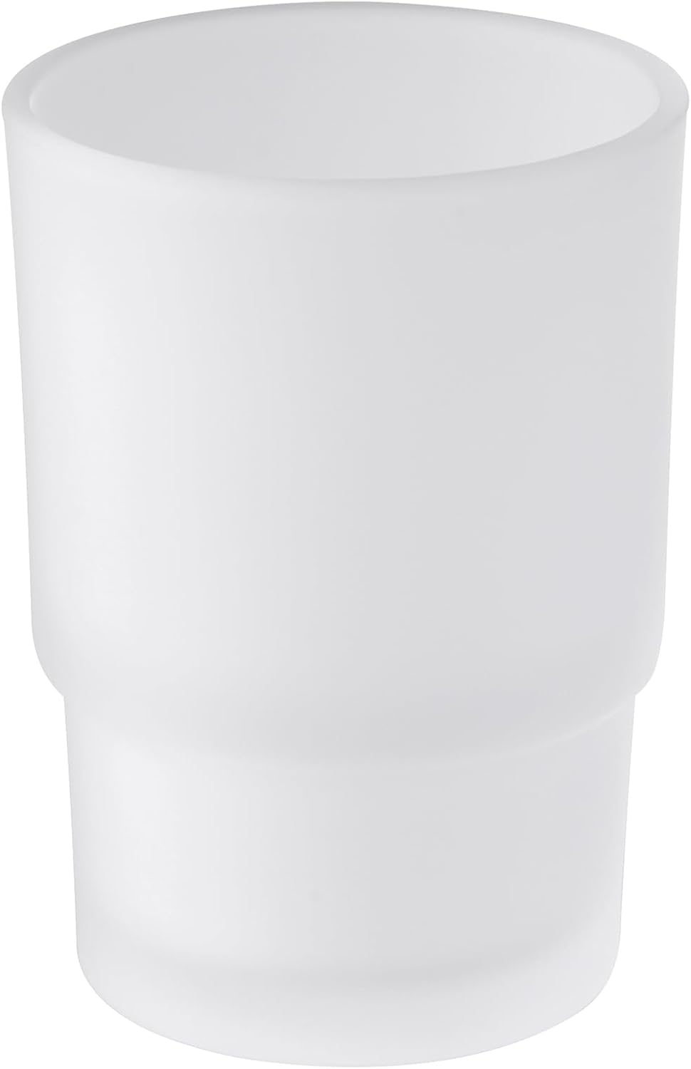 Angle Simple Bathroom Rinsing Cup, Frosted Glass Tumbler Cup