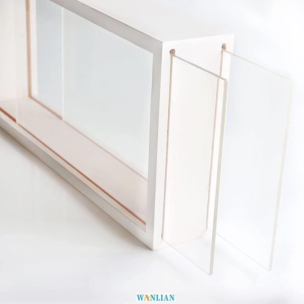 Shadow Box Frame,Wooden Double-Sided High-Definition Plexiglass Storage Box, DIY Display Box, Suitable for Dried Flowers, Specimens, Handicrafts, Baby Souvenirs and Photos (White)