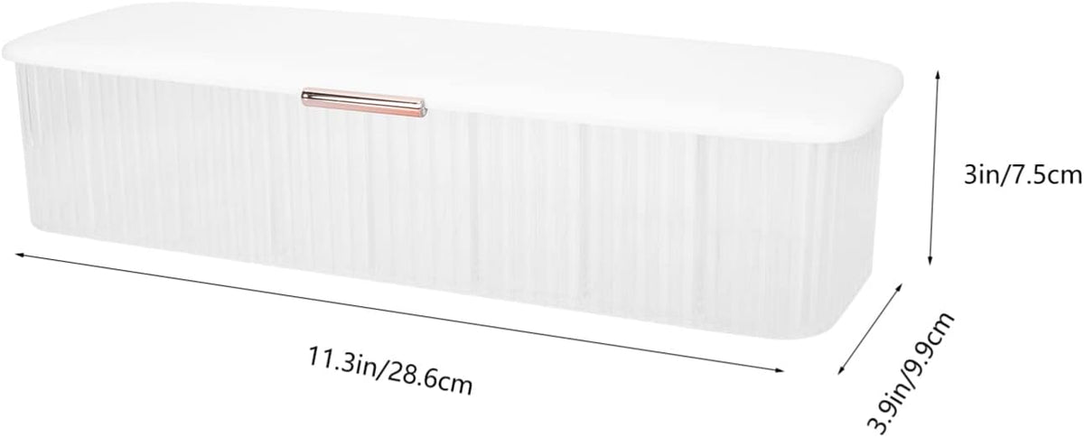 Cabilock Box Data Cable Storage Box Wire Dsl Cable Desktop Cable Organizer Cord Organizer Case Desk Containers Headphone Organizer Multi Grid Charge Cord Organizer Pp White Charger Bracket