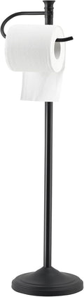 Toilet Paper Holder Free Standing,Sturdy Metal Toilet Paper Holders Stand