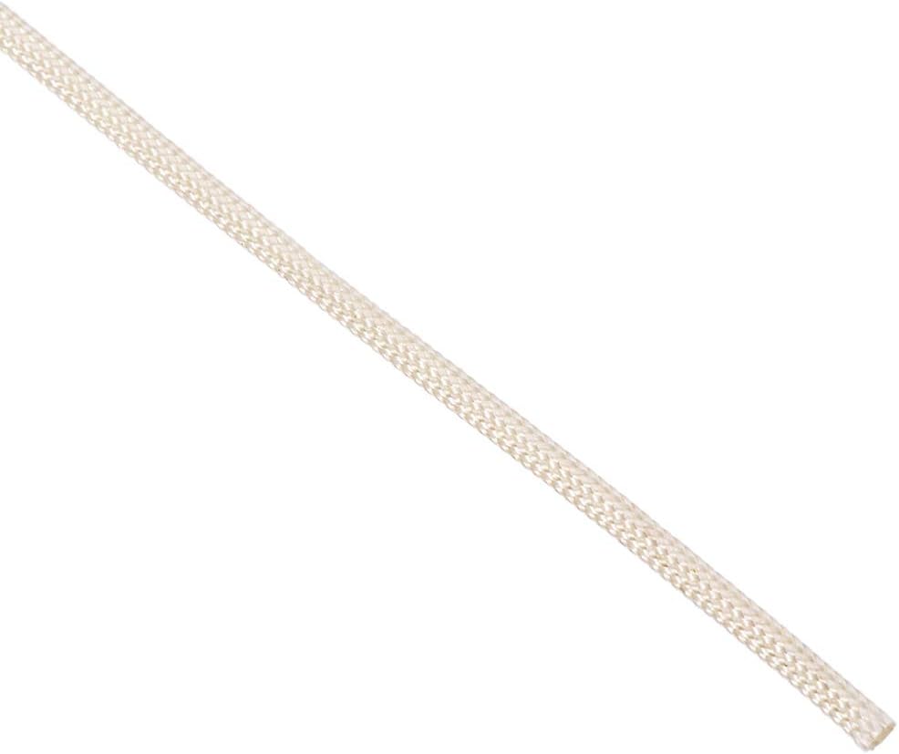 uxcell Insulation Braid Sleeving, 9.8Ft-1.5mm High TEMP Fiberglass Sleeve White
